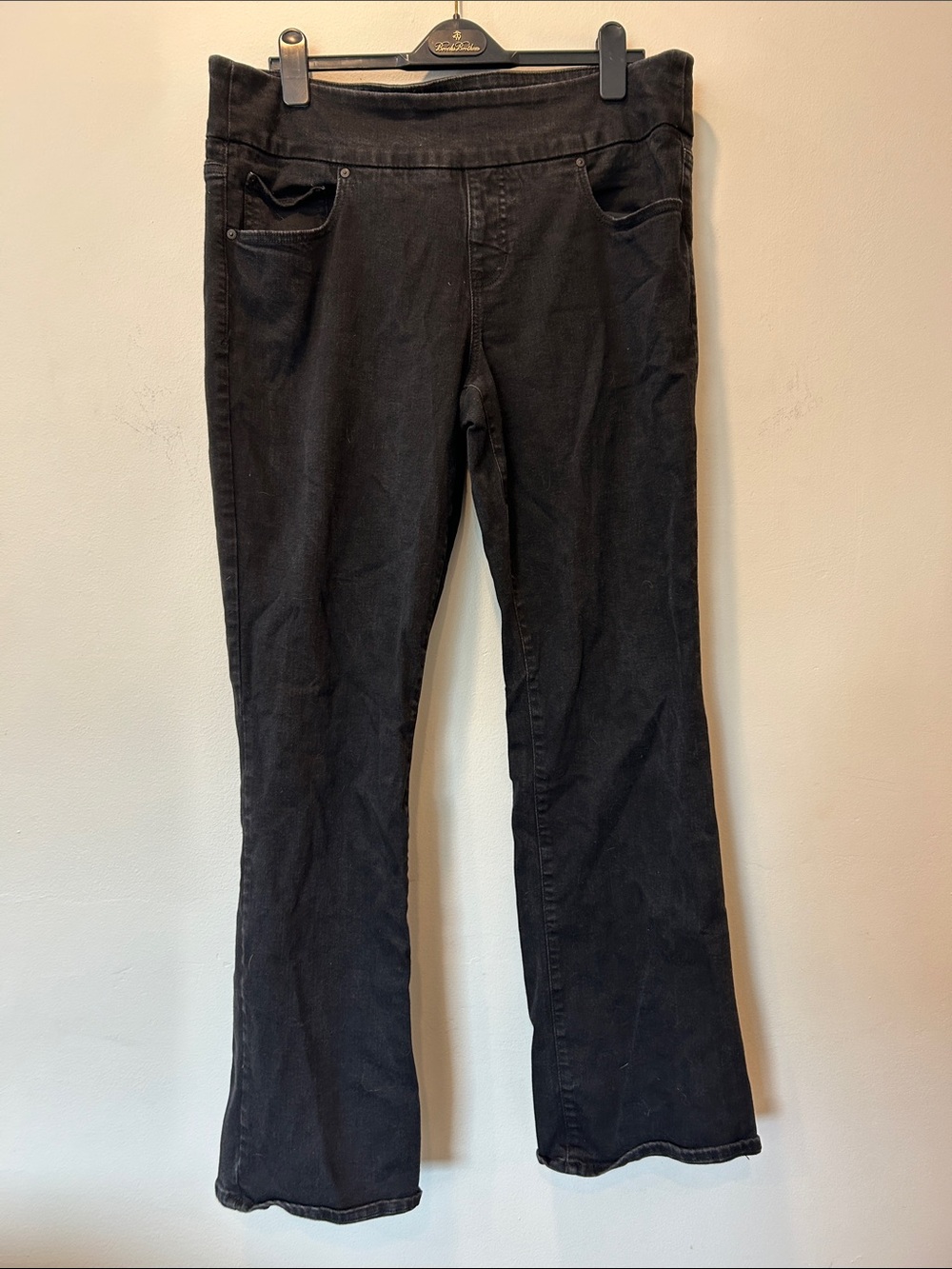Jag Jeans Black Flare Wide-Leg Jeans
